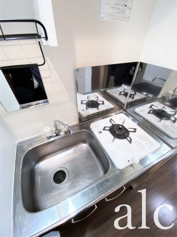 楽淇ハウス【ラッキハウス】のキッチン|☆敷金ゼロ・礼金ゼロ！！初期安デザイナーズ☆