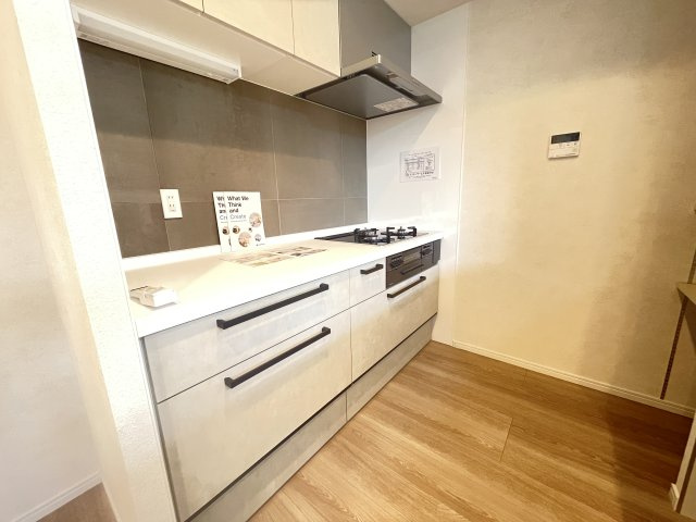 ブライトンヒルズ藤崎のキッチン|スペースが広いのでとても料理しやすく効率よくできます☆