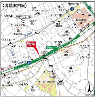 【地図】 | ハイツ本町