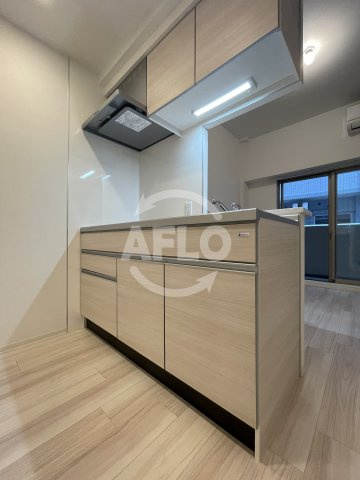 アドバンス難波ラシュレの内装|アドバンス難波ラシュレ　キッチンスペース