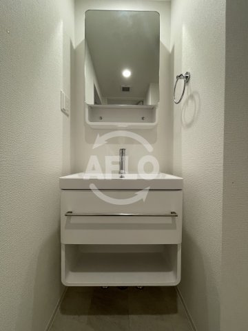 アドバンス難波ラシュレの洗面所|アドバンス難波ラシュレ　洗面脱衣所