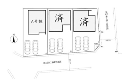【区画図】 | 藤沢市下土棚 新築戸建 全3棟