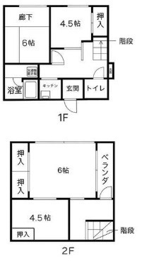 江戸川区 鹿骨５丁目 の間取り