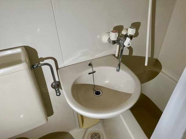 柴田山田ビルの洗面所