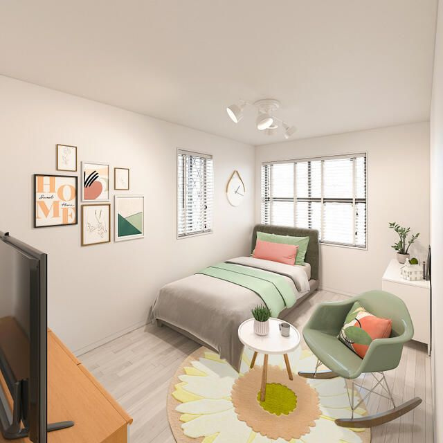 サンフォート小岩の居間・リビング