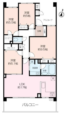ビューリッシュ港北ニュータウンアジュリーヌの画像