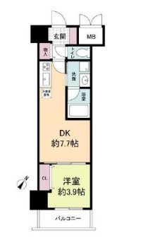 【間取り】 | クロスレジデンス神戸元町（旧名称：アーバネックスみなと元町2）