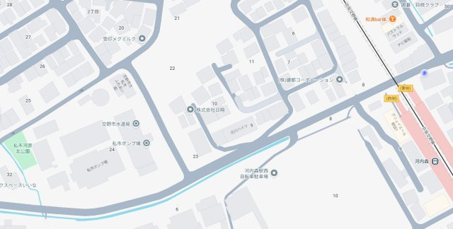 北川ハイツの地図