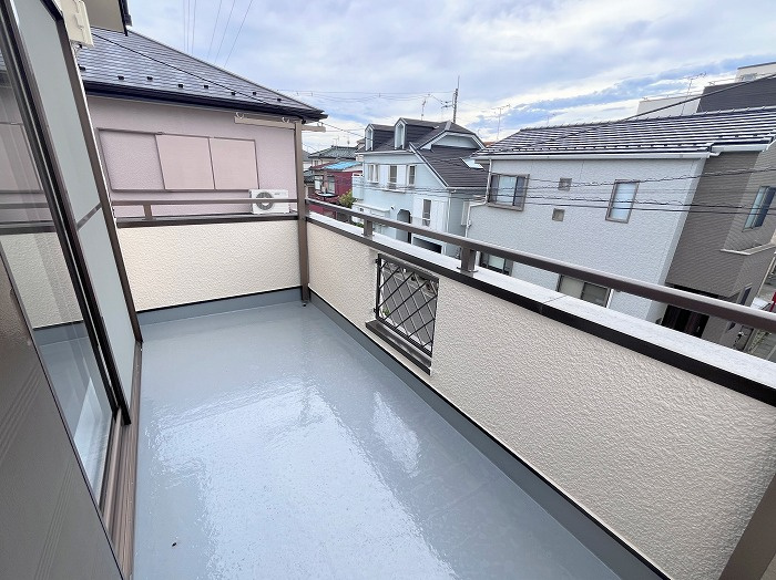 草加市金明町　中古戸建のバルコニー