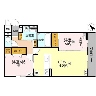 【間取り】 | ＡＬＴＡＭＡＩＳＯＮ東雲