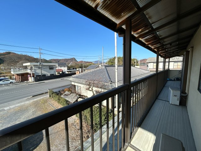 栃木市仲方町　中古戸建のバルコニー