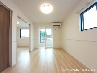 【居間・リビング】 | フォンテーヌⅢ　Ｂ | おしゃれな居間です