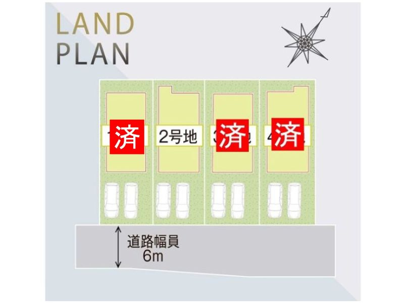 タマタウン乙多見Ⅱ　②号地の区画図|最終１棟です！！