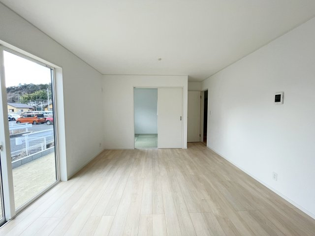 新築戸建・新築建売　いわき市小名浜南富岡第1　小名浜西小・小名浜第一中の居間・リビング