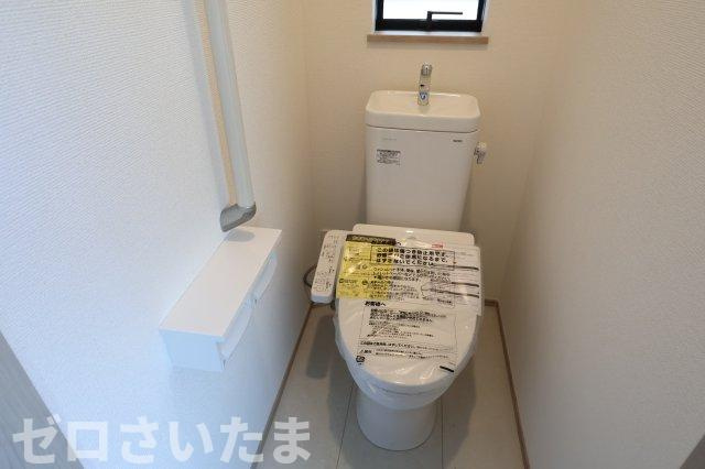 《仲介手数料無料》北区盆栽町535-2新築一戸建てハートフルタウンのトイレ