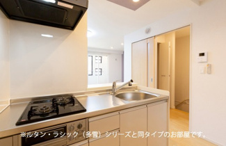 【キッチン】 | フォンテーヌⅢ　Ｃ | 使いやすいキッチンです