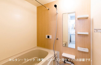 【浴室】 | フォンテーヌⅢ　Ｃ | 日々の疲れを癒すお風呂付です