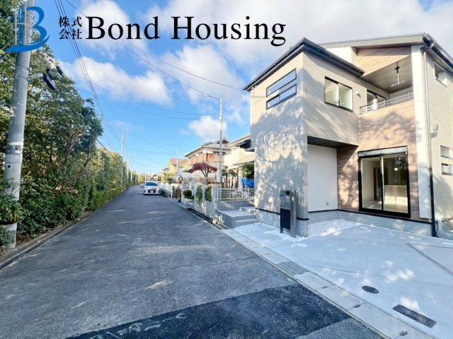 長期優良住宅・ロフトあり　竹の台1丁目　全2棟　1号棟の前面道路含む現地写真