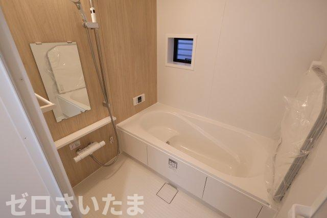 《仲介手数料無料》北区盆栽町535-2新築一戸建てハートフルタウンの浴室