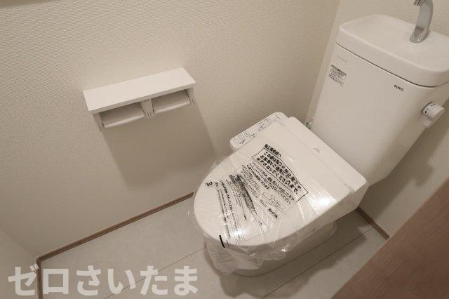 《仲介手数料無料》北区盆栽町535-2新築一戸建てハートフルタウンのトイレ