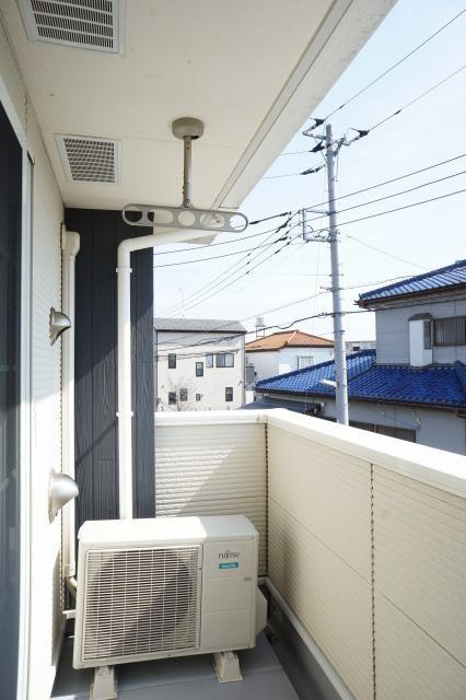 プレジールⅠのバルコニー