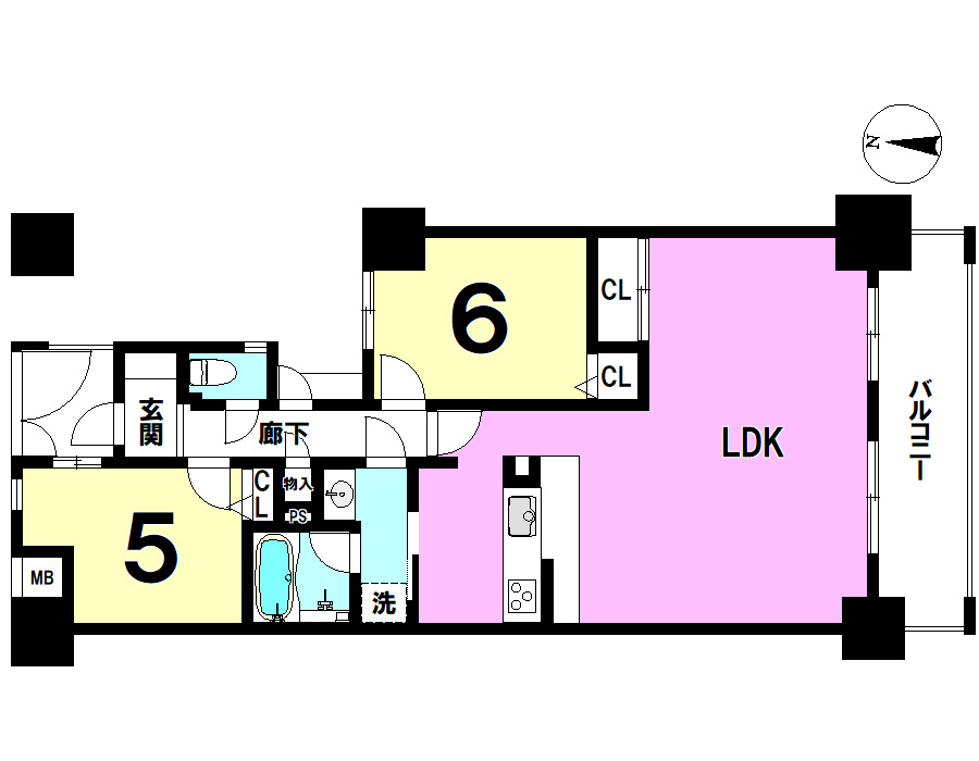 ナイスステージ葵東の居間・リビング|大きな窓から差し込む陽射しが、部屋全体を明るく気持ちの良い空間にしてくれます！　