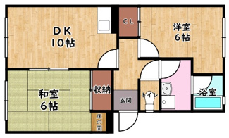 【間取り】 | 東英ハイツ壱番館