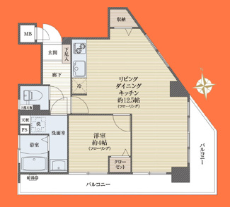 【間取り】 | ローヤルハイツ氷川
