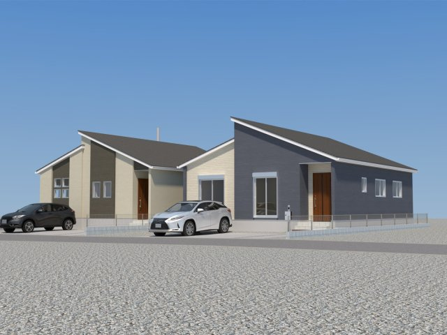 神埼市神埼町本堀3期　22号棟の完成予想図|外観です