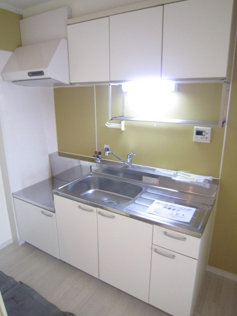 メゾンドール東条のキッチン|2口ガスコンロ設置可能