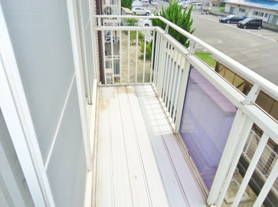 【バルコニー】 | ハイグレードタウン多治米Ａ | 南東向き　※左右反転・イメージ