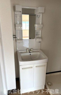 【洗面所】 | ハイグレードタウン多治米Ａ | 独立洗面台