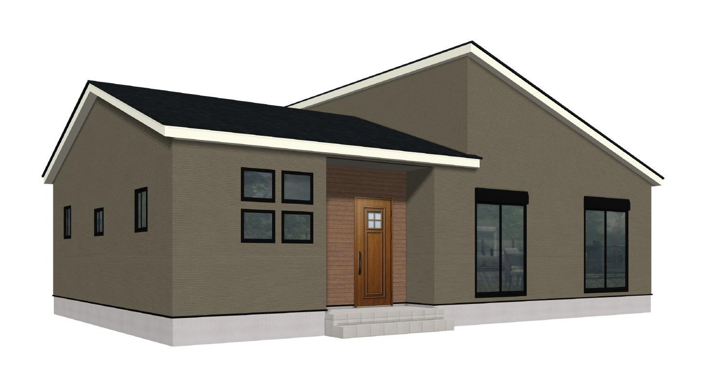 佐賀市金立町大字千布3期の完成予想図|外観の完成予想図です