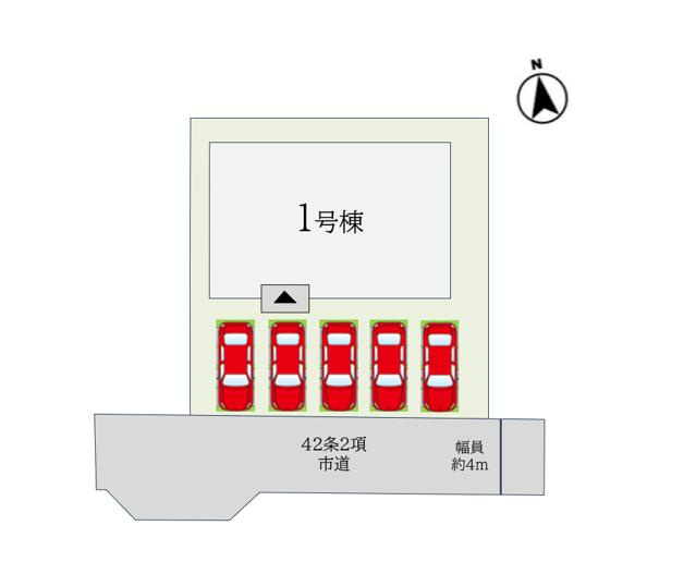 佐賀市金立町大字千布3期の区画図