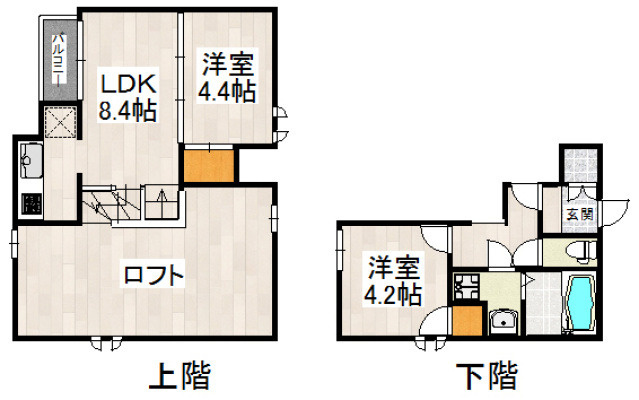 CB東比恵テルスの間取り