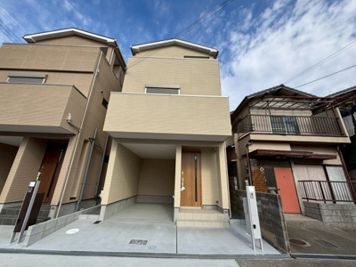 【前面道路含む現地写真】 | 高槻市津之江町3丁目　新築戸建