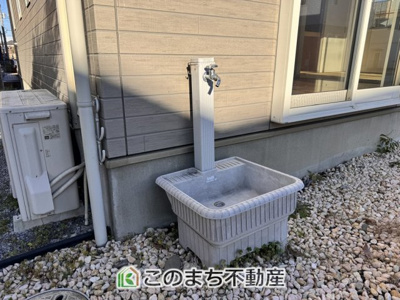 【庭】 | 宇都宮市宝木町2丁目戸建 | 便利な外水栓付きです。