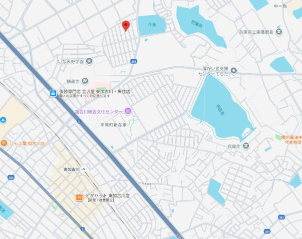 【地図】 | 加古川市野口町北野　土地