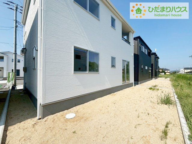 いわき市小名浜燈籠原第1　新築戸建　8号棟の庭|お庭付物件になります！お庭遊びや、プールなどお子様も大喜び(^^)