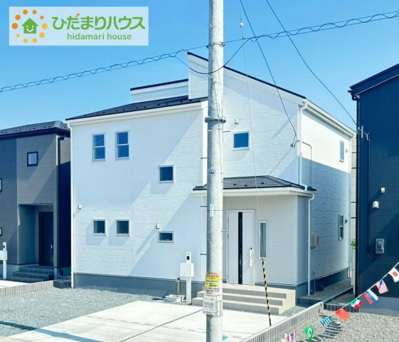 いわき市小名浜燈籠原第1　新築戸建　8号棟の外観|スタイリッシュな外観です(^^)/