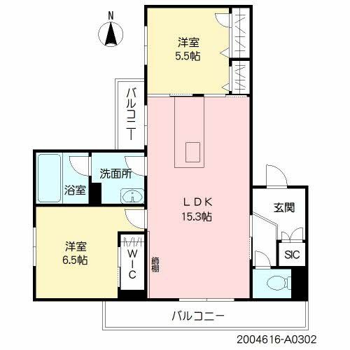 【間取り】 | サンクフルール　＊＊