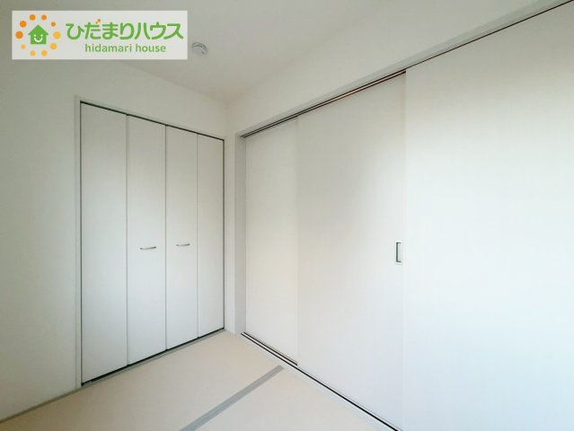 小名浜大原1期　新築戸建　1号棟の寝室|赤ちゃんスペースや客間など、多彩な用途で使用できる和室☆