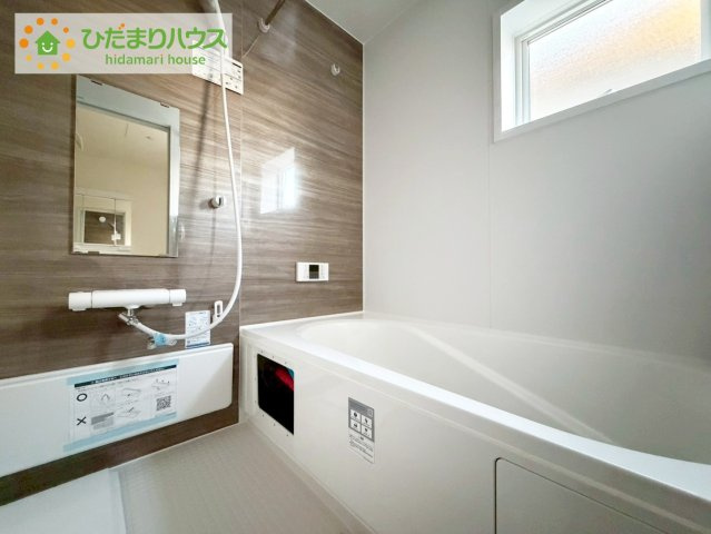 小名浜大原1期　新築戸建　1号棟の浴室|大人が足を伸ばしても十分な広さ！一人でゆっくりくつろぐ時間も大切です！