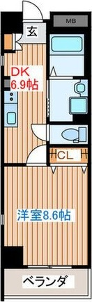 URBAN FLATS北上の間取り