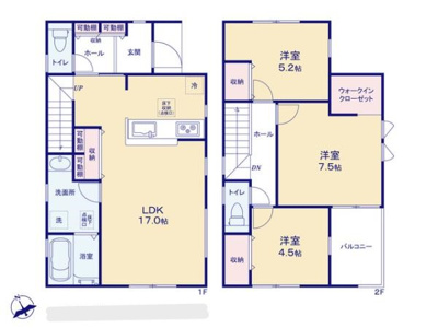 【外観パース】 | 豊見城市我那覇（全3棟） | 1号棟　外観パースです
