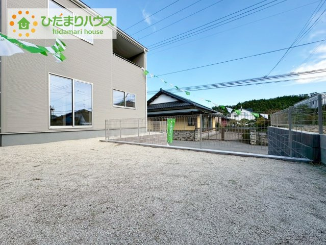 いわき市自由ヶ丘2期　新築戸建　2号棟の庭|お子様の元気なお外遊びも、自宅のお庭なら安心ですね(^^♪