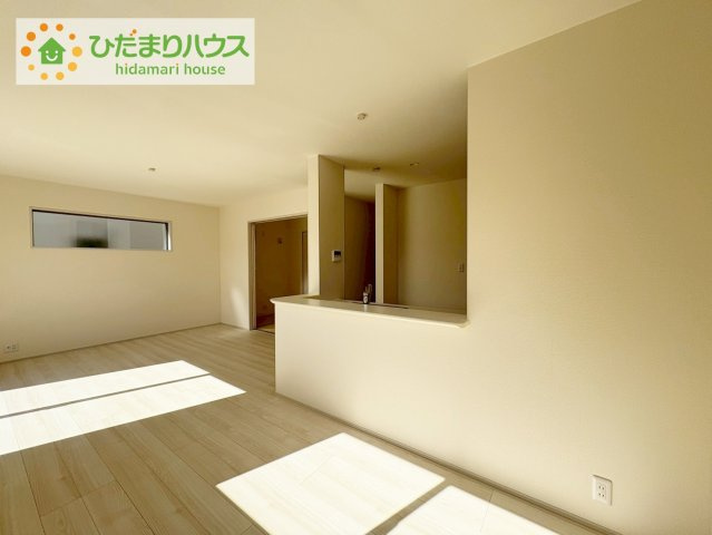 いわき市自由ヶ丘2期　新築戸建　2号棟の居間・リビング|家族だんらんを育む開放感あふれるリビング・ダイニング