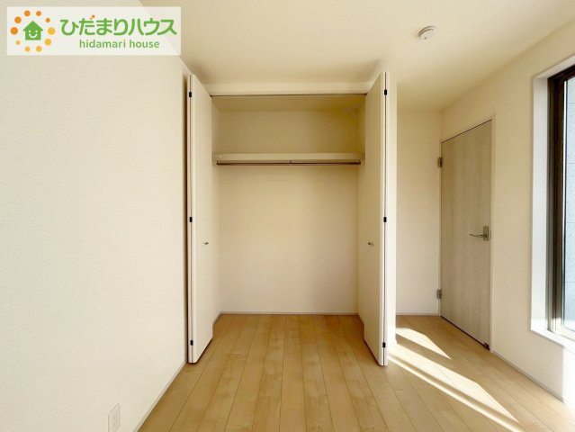 いわき市平下平窪2期　新築戸建　2号棟の収納|洋室A　収納