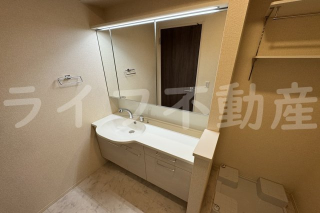 メゾン　クレードルの独立洗面台|独立洗面台、朝の身支度には欠かせません