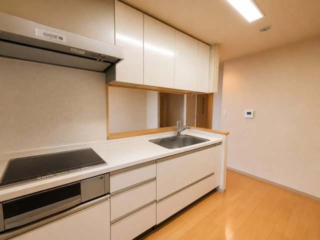 マークタワー銚子銀座のキッチン|※画像の一部はAIを用いて加工・編集しています。実際の状況と異なる場合がありますので、ご了承下さい。